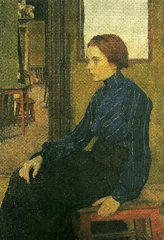 flicka i  blatt, Carl Wilhelmson